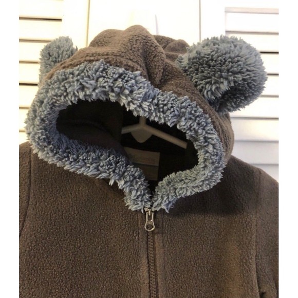 Columbia Size 3-6 M Brown Snowsuit Bunting - Picture 3 of 6